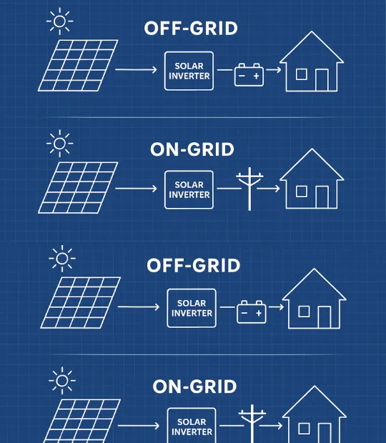 Hybrid On-Grid and Off grid System